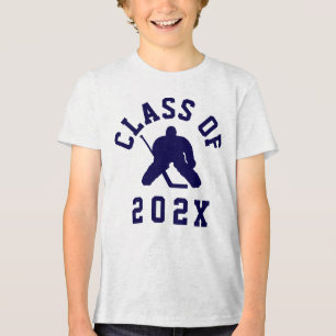 Class Of 202X Hockey Goalie Tri-Blend Shirt