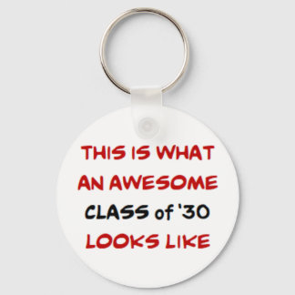 class of 2030, awesome key ring