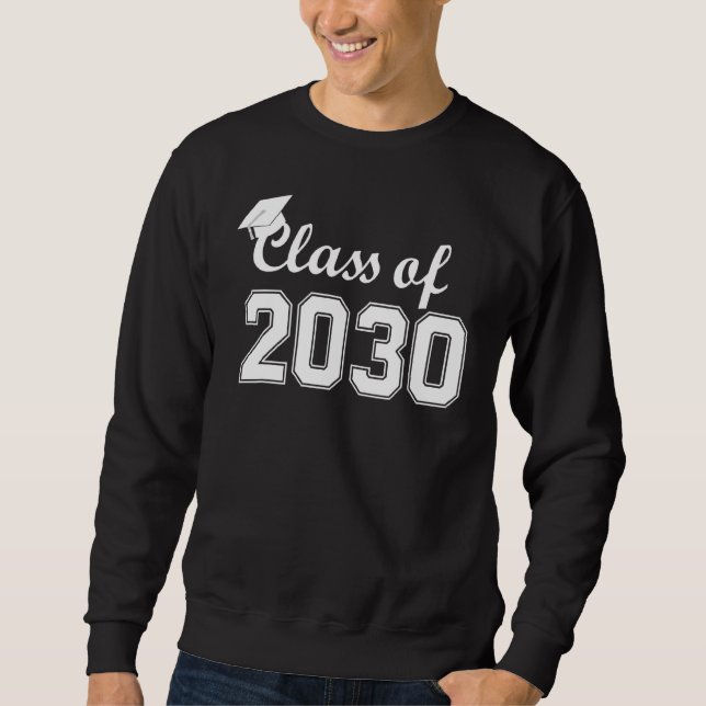 Class Of 2030 Grow With Me  First Day Of School Sweatshirt (Front)