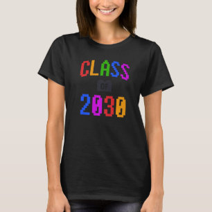 Class Of 2030 Kids Bricks Toy Fifth Grade School 5 T-Shirt