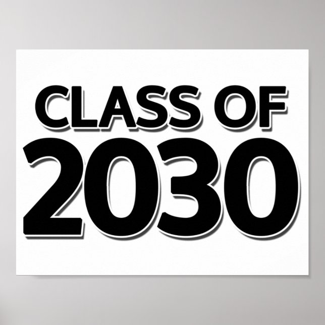 Class of 2030 poster (Front)