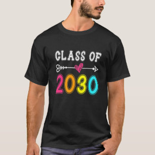 Class Of 2030 Pre K Graduate Preschool Graduation T-Shirt