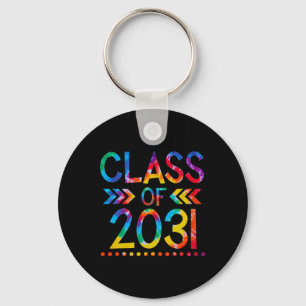 Class of 2031 - Tie dye Back to School Class of 20 Key Ring