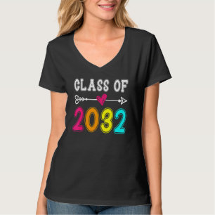 Class Of 2032 Pre K Graduate Preschool Graduation T-Shirt