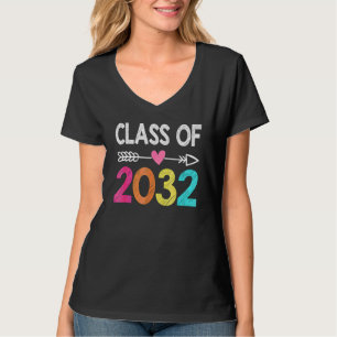 Class Of 2032 Pre K Graduate Preschool Graduation T-Shirt