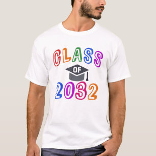 CLASS Of 2032 Second Grade Graduation Year Grow Up T-Shirt