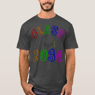 CLASS of 2034 Future Graduation Year Kindergarten  T-Shirt