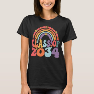 Class Of 2034 Grow With Me First Day Of School T-Shirt