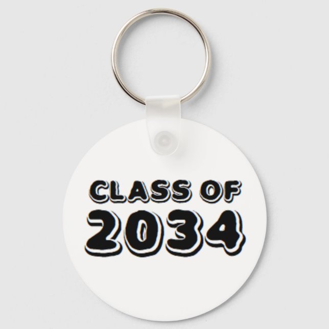 class of 2034 key ring (Front)
