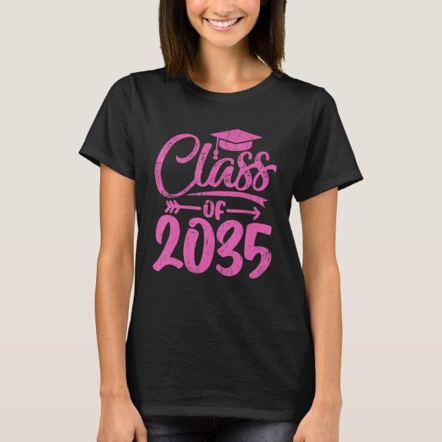 Class Of 2035 First Day Kindergarten T-Shirt (Front)