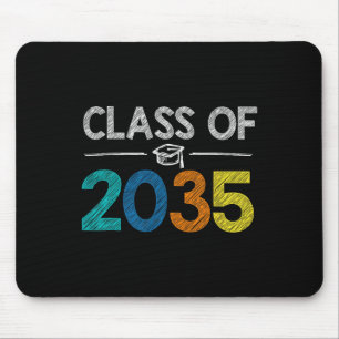 Class Of 2035 First Day Of School Graduation Teach Mouse Mat