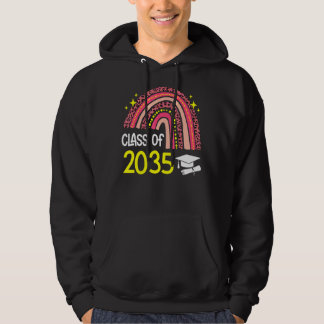 Class Of 2035  Graduation Graduate Rainbow Hoodie