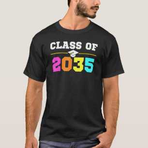 Class Of 2035 Grow With Me Back To School Colors T-Shirt
