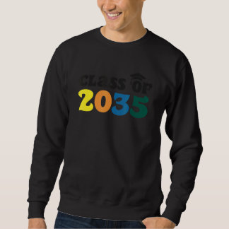 Class of 2035 Grow With Me First Day of School Gra Sweatshirt