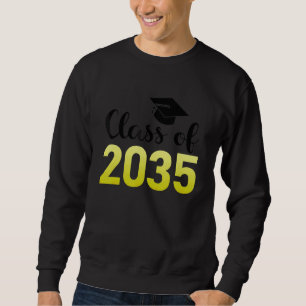 Class Of 2035 Grow With Me  Handprints Go On The B Sweatshirt
