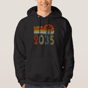Class Of 2035 Grow With Me Pre K Graduate Vintage Hoodie