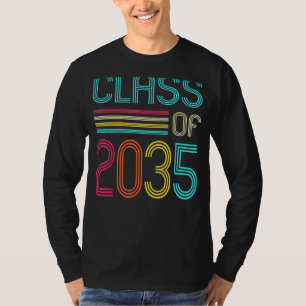 Class Of 2035 Grow With Me Pre K Graduate Vintage T-Shirt