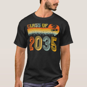 Class Of 2035 Grow With Me Pre K Graduate Vintage  T-Shirt