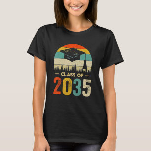 Class Of 2035 Grow With Me Pre K Graduate Vintage T-Shirt