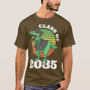 Class Of 2035 Kindergarten First Day Grow Me Trex T-Shirt
