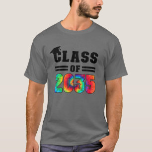 Class Of 2035 Kindergarten Grow With Me Graduation T-Shirt