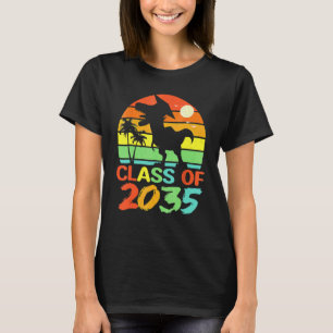 Class Of 2035 Kindergarten Grow With Me Graduation T-Shirt