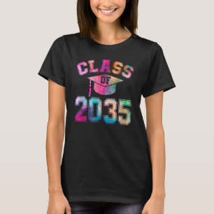 CLASS OF 2035 Kindergarten Grow With Me Student Sc T-Shirt