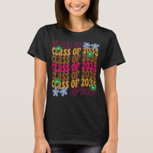 Class Of 2035 Kindergarten Pre K Graduation Cute R T-Shirt