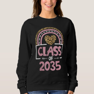 Class Of 2035 Kindergarten Pre K Grow With Me Grad Sweatshirt