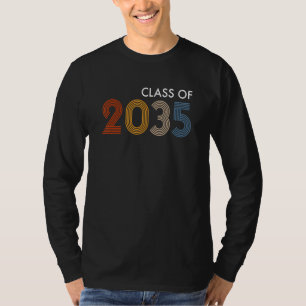 Class Of 2035 Pre K Graduate Kindergarten Graduati T-Shirt