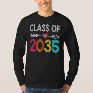 Class Of 2035  Pre K Graduate Preschool Graduation T-Shirt