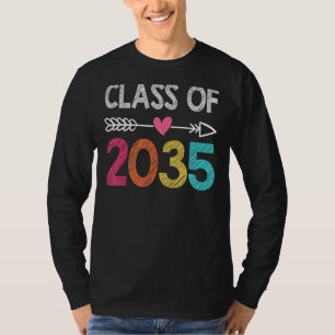 Class Of 2035  Pre-K Graduate Preschool Graduation T-Shirt