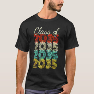Class Of 2035 Pre K Grow With Me Graduation Boys G T-Shirt