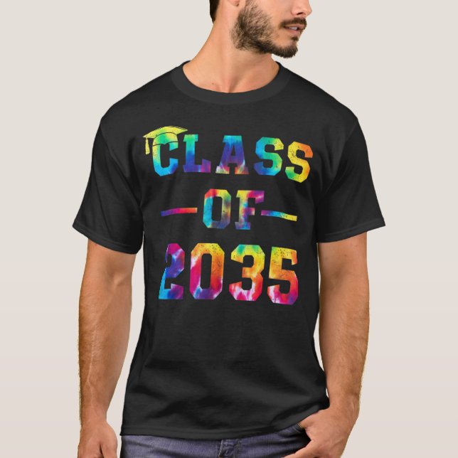 Class Of 2035 Pre K Kindergarten Back To School T-Shirt (Front)