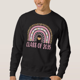 Class Of 2035 Rainbow Graduate Preschool Kindergar Sweatshirt