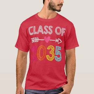 Class Of 2035 Shirt Pre-K Graduate Preschool Gradu