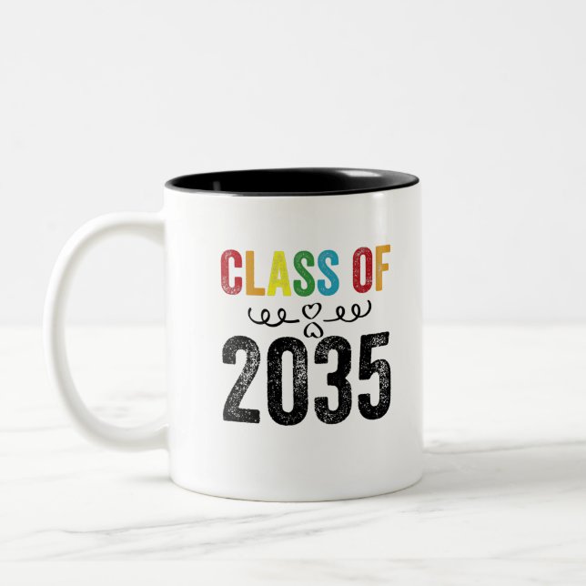Class Of 2035 Two-Tone Coffee Mug (Left)