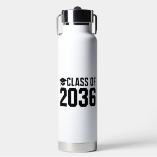 Class Of 2036 Grow With Me Back to School Water Bottle