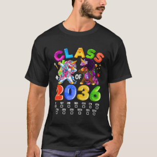 Class Of 2036 Grow With Me Graduation First Day Of T-Shirt