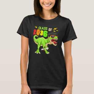 Class Of 2036 Grow With Me Kindergarten Dinosaur B T-Shirt