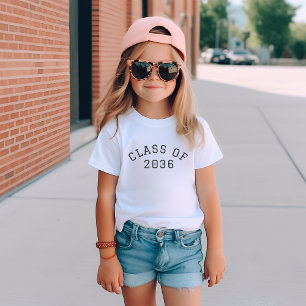 "Class of 2036" Kindergarten First Day of School T-Shirt