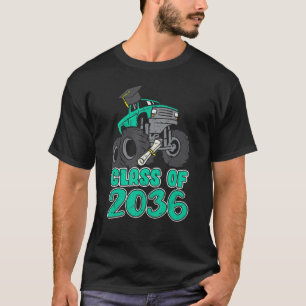Class Of 2036 Monster Truck First Last Day Grow Wi T-Shirt