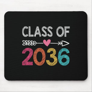 Class Of 2036 Pre-K Graduate Preschool Graduation Mouse Mat