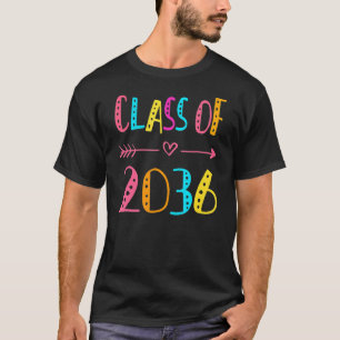 Class Of 2036 Pre K Graduate Preschool Graduation T-Shirt