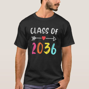 Class Of 2036 Pre K Graduate Preschool Graduation T-Shirt