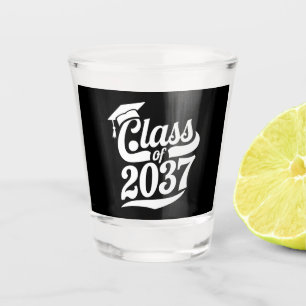 Class Of 2037 Grow With Me Proud Graduate Shot Glass