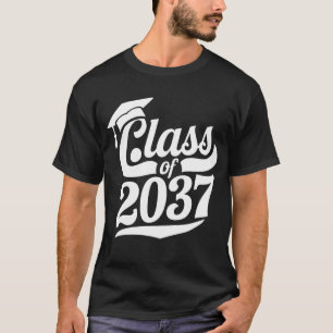 Class Of 2037 Grow With Me Proud Graduate T-Shirt