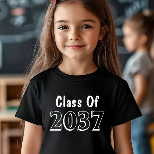 Class Of 2037 Kids Graduation Class Toddler T-Shirt