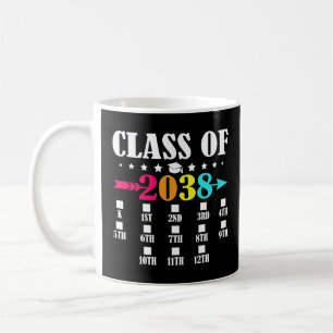 Class Of 2038 1st Day Of Kindergarten 12th Grade Coffee Mug