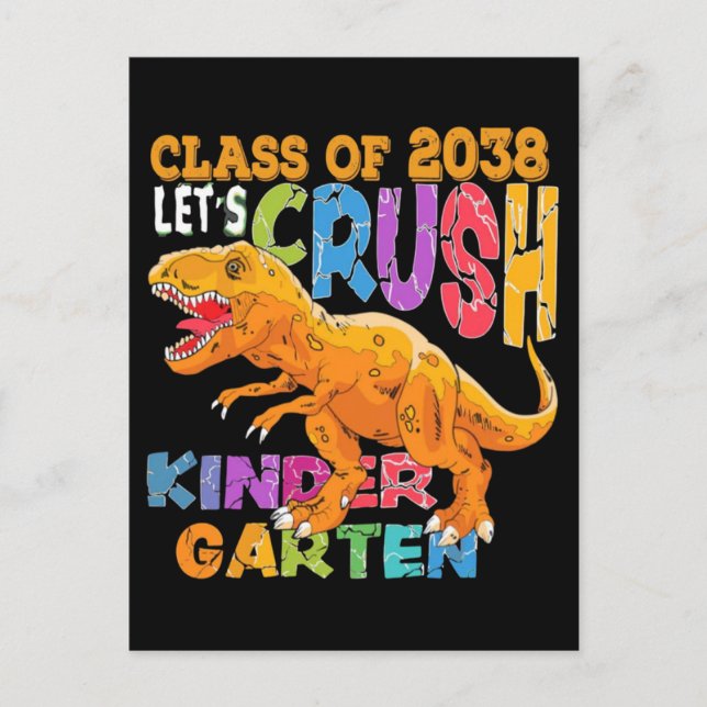Class of 2038 back to school holiday postcard (Front)